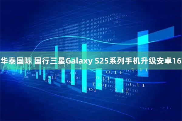 华泰国际 国行三星Galaxy S25系列手机升级安卓16