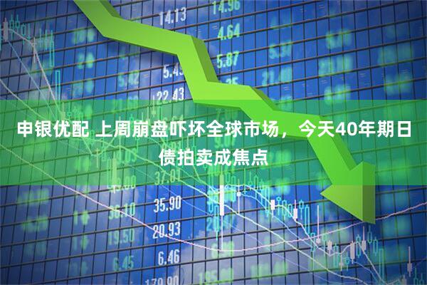 申银优配 上周崩盘吓坏全球市场，今天40年期日债拍卖成焦点