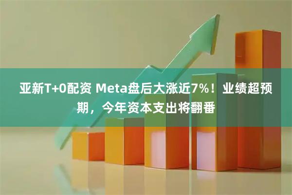 亚新T+0配资 Meta盘后大涨近7%！业绩超预期，今年资本支出将翻番