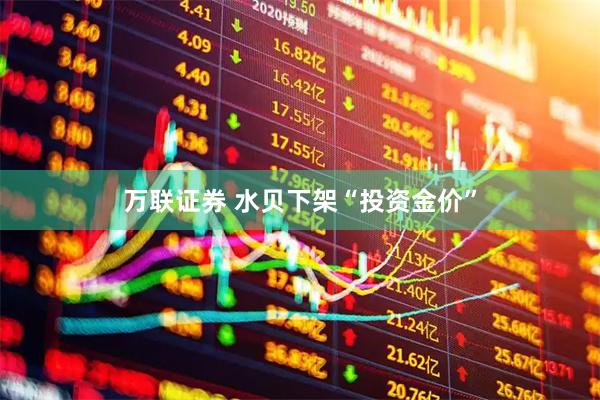 万联证券 水贝下架“投资金价”